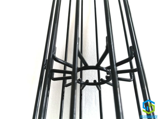 سلك عنكبوت 110 مللي متر قفص نجمي طلاء سيليكون قفص طوي 12 طيات قفص العنكبوت قفص تجميع الغبار