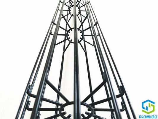 12 الطية Q235 أقفاص مرشح الكيس الفولاذي الخفيف PTFE Star Bag Cage