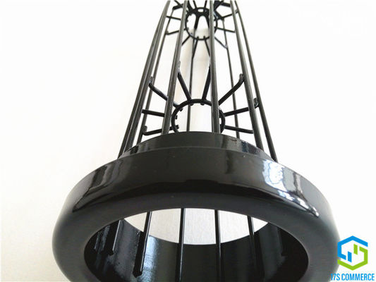 12 الطية Q235 أقفاص مرشح الكيس الفولاذي الخفيف PTFE Star Bag Cage